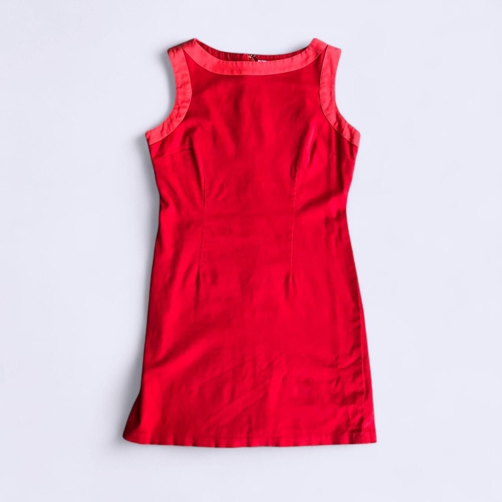 Elegant Red Sleeveless Dress